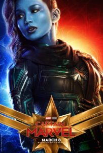 Captain Marvel Character Poster - Gemma Chan Minn-Erva