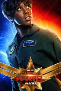 Captain Marvel Character Poster - Lashana Lynch Maria Rambeau