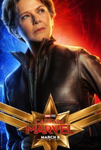 Captain Marvel Character Poster - Annette Benning Supreme Commander